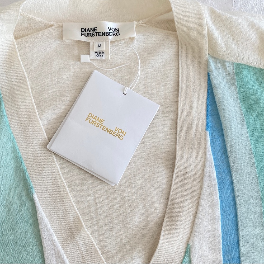 Diane von Furstenberg paneled cardigan - Picture 6 of 9